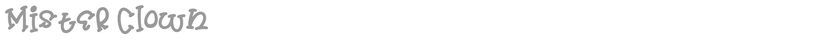 Mister Clown font preview